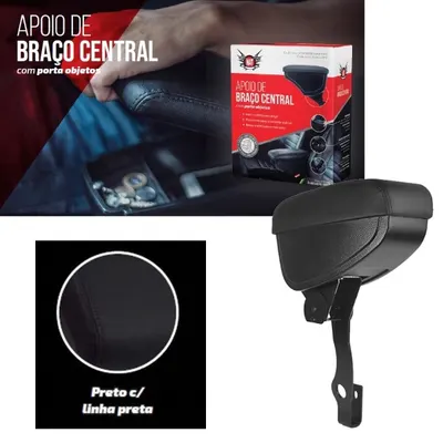 Apoio De Braço Gol/Parati/Voyage 06/18 Preto*