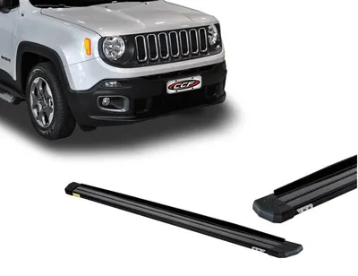 Estribo Renegade Alumínio Slim Preto (+KIT)*
