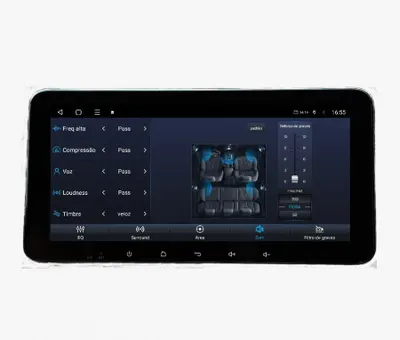 Central Multimídia Octacore PRO Luxury para Porsche Cayenne 12.3