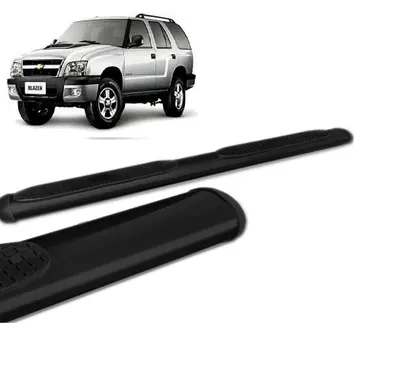 Estribo Blazer Oblongo Preto (+KIT)*