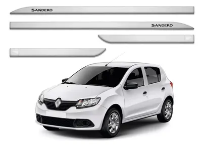 Friso Lateral Sandero Branco Glacier 15/ SLIM*