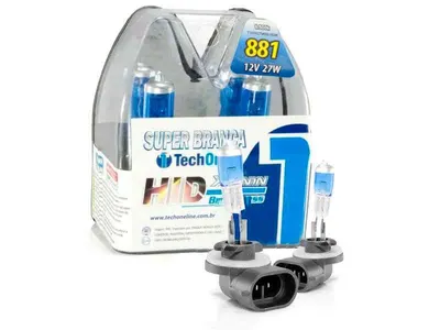 Lâmpada Super Branca H16 19W 8500K IN* — detalhe