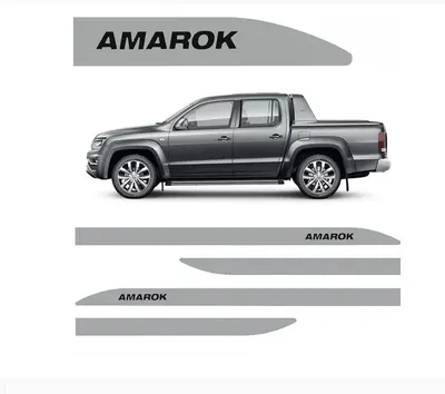 Friso Lateral Amarok CD Prata Sirius SLIM*