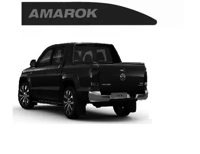 Friso Lateral Amarok CD Preto Mystic SLIM* — detalhe