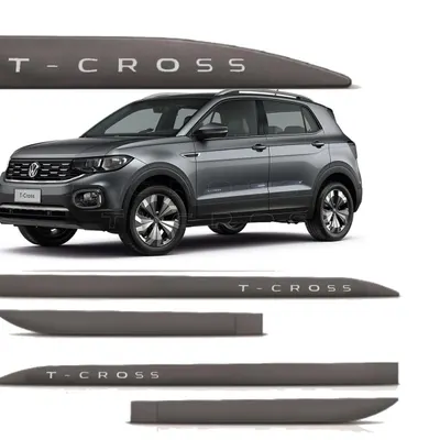 Friso Lateral T-Cross Cinza Platinum SLIM*