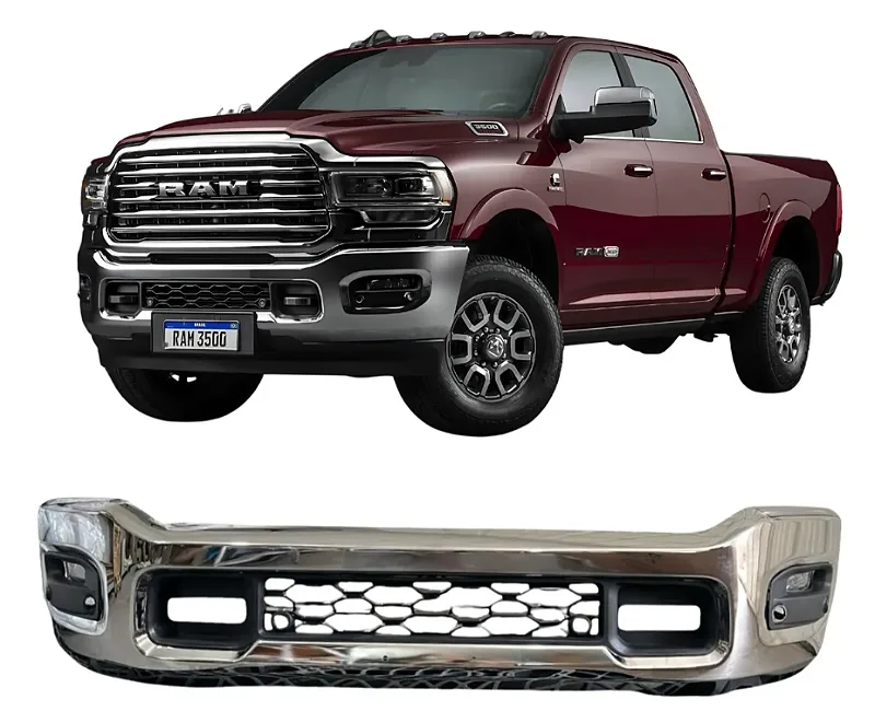 Parachoque Dodge RAM 2500 e 3500 2019 a 2024 - visão lateral