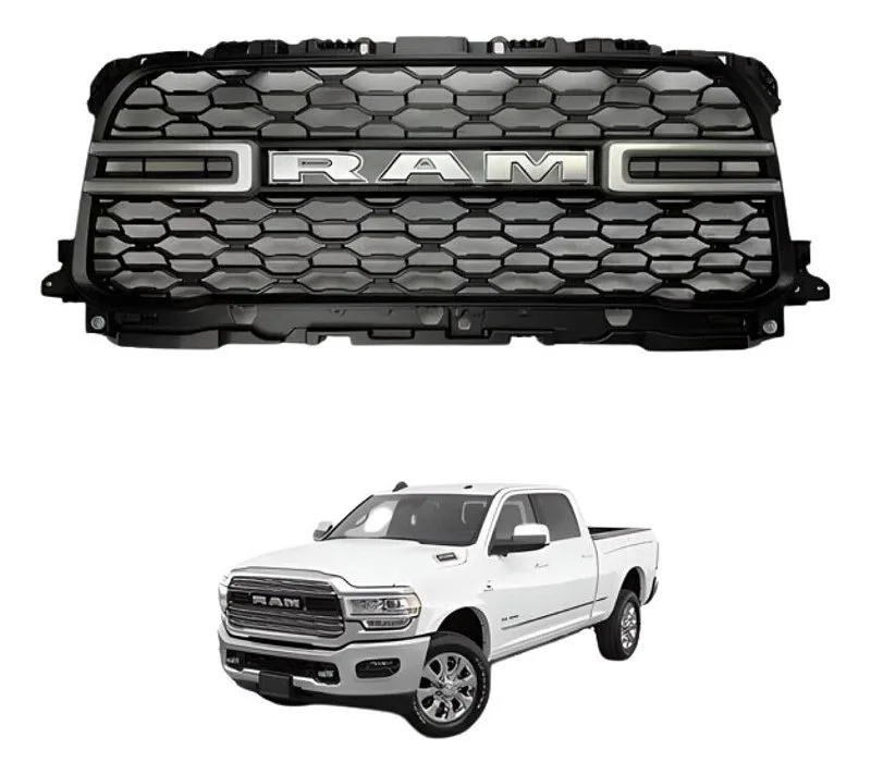 Grade Frontal Dodge RAM 2500 2020 Com LED ABS Premium - imagem 1