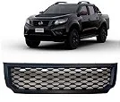 Grade Nissan Frontier Com LED Amarelo 2019 a 2022 — detalhe