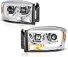 Farol Dodge Ram 2500 5.9 Cristal LED 2006 a 2009 - Melhor iluminação e visibilidade