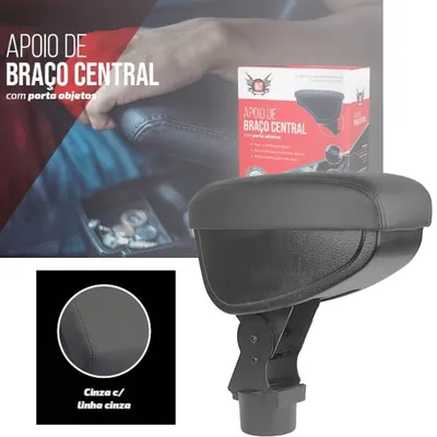 Apoio De Braço Meriva 03/12 Cinza*