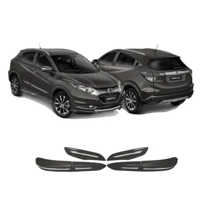 Friso Parachoque HR-V/22 Mod Ori Preto Cri/Cromo*