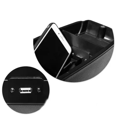 Apoio De Braço March 12/ Preto C/USB* — detalhe