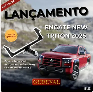 Engate Removível Triton 26/ 1500 Kg*