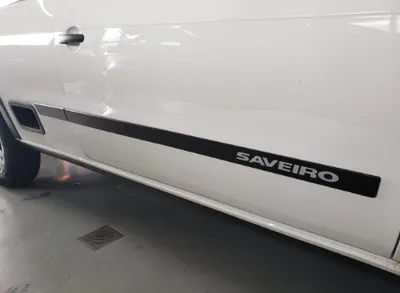 Friso Lateral Saveiro GV CD/CE/CS Preto C/Nome * — detalhe