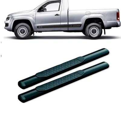 Estribo Amarok 10/ CS Oblongo Preto (+KIT)*