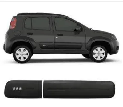 Friso Lateral Uno 11/ 4P Preto Largo C/Nome*