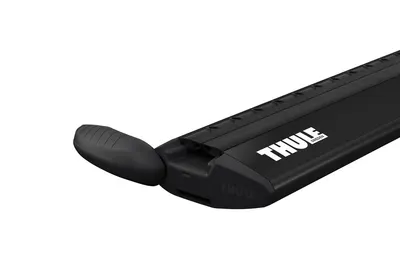 Barras Transv. Aluminio Wingbar EVO – 1,18m Preta — detalhe