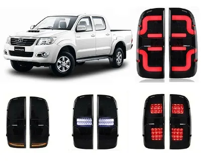 Lanterna Traseira Led Fumê Toyota Hilux 2006 A 2011