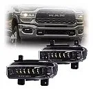 Farol Auxiliar De Milha Neblina Full Led RAM 2500 2019 a 2023 — detalhe
