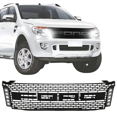 Grade Dianteira Ford Ranger Raptor Com Led Branco 2012 2013