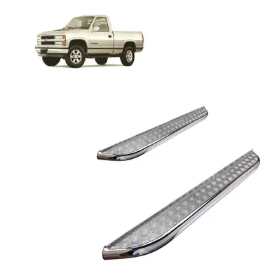 Estribo Chapa Silverado/D-20 Cromo