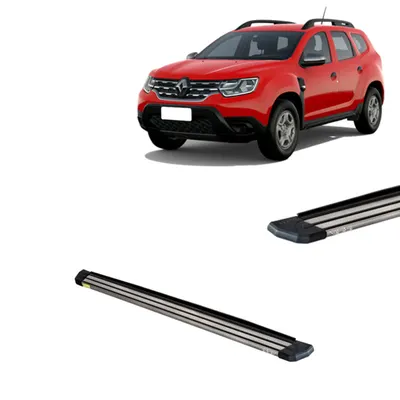Estribo Duster 21/ Alumínio Slim Anodizado (+KIT)*