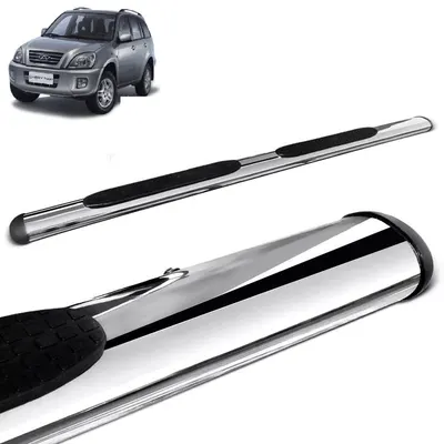 Estribo Tiggo Oblongo Cromo (+KIT)*