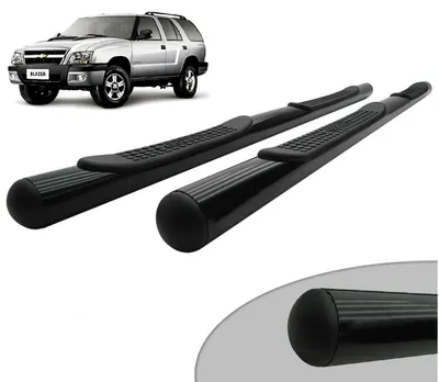Estribo Blazer Tubular Preto 96/2011*