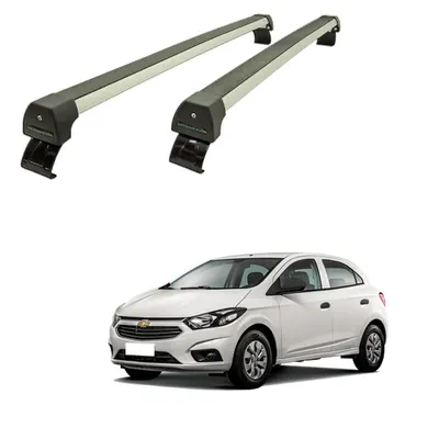 Rack De Alumínio Onix 20/ Hatch/Sedan Prata*