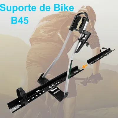 Calha De Bike Alumínio Prata (2 Pontos De Fix)*