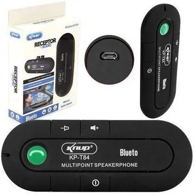 RECEPTOR BLUETOOTH SEM FIO PARA QUEBRA SOL