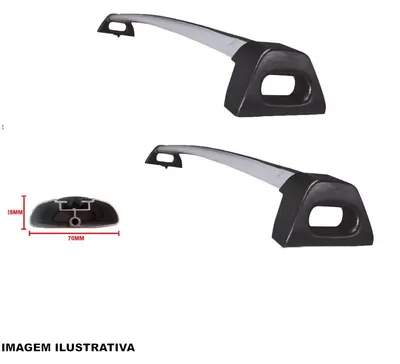 Rack De Alumínio BMW 118i /120i /130i /12 Preto* — detalhe