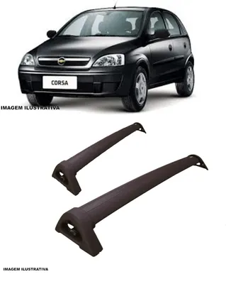 Rack De Alumínio Corsa/Celta/Prisma 2P/4P Preto*