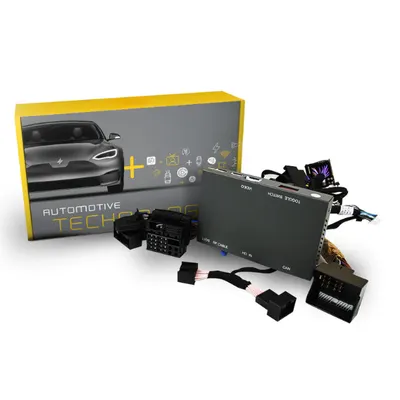 CarPlay/Android Auto sem fio, câmera e interface A/V compatível com Audi Q3 de 2014 a 2018, equipado com sistema MMI3G e NAVEGAÇÃO de fábrica