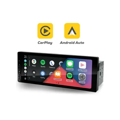 Central Multimídia MPPLAY com Carplay e Android Auto — detalhe
