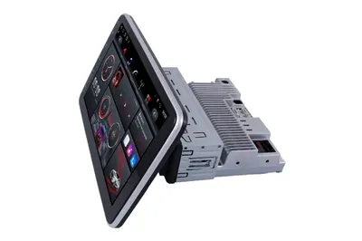 Central Multimídia OCTACORE PRO 10″ din Rotativa NAVPRO Carplay + Android Auto sem fio — detalhe