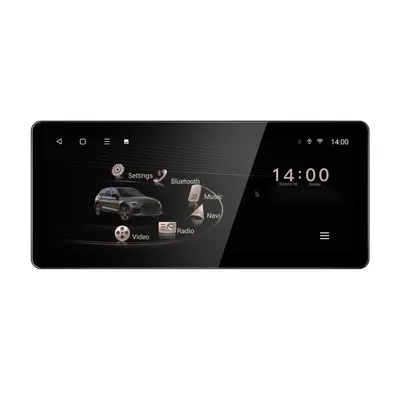 Central Multimídia Octacore PRO Luxury para AUDI com tela 10.25″ — detalhe