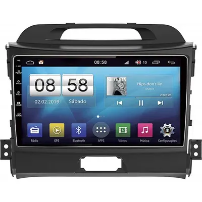 CENTRAL MULTIMÍDIA PARA SPORTAGE | 2011 – 2015 — detalhe