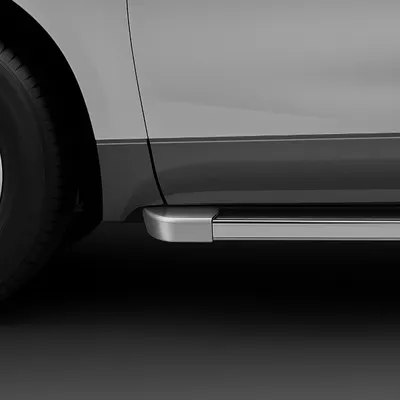 Estribo Pajero Full 5P EVO Prata Sterling — detalhe