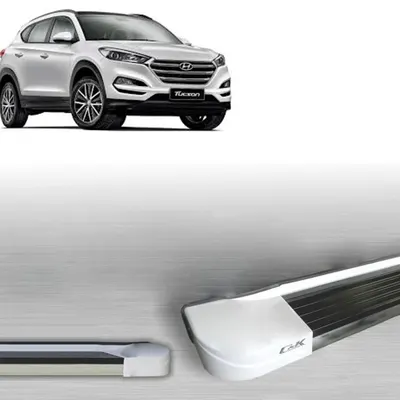 Estribo New Tucson 17/ EVO Branco Perolizado
