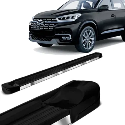 Estribo Tiggo 8 Preto Fosco Evo *