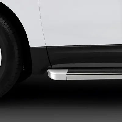 Estribo Tiggo 7 Pro Branco Perolizado EVO — detalhe