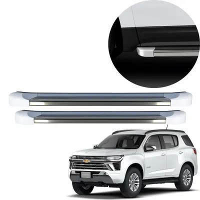 Estribo Trailblazer Branco Summit EVO