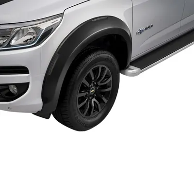 Estribo Trailblazer Branco Summit EVO — detalhe