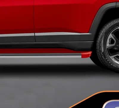 Estribo Tracker14/ Vermelho Glory EVO* — detalhe