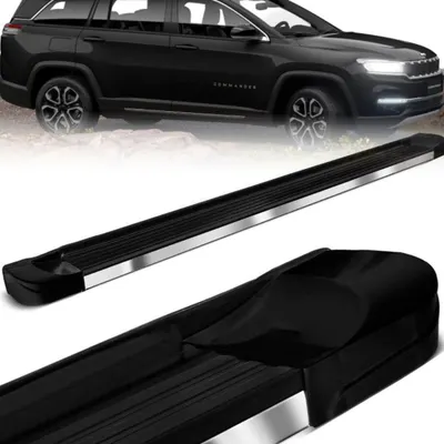Estribo Commander 22/ EVO Preto Fosco