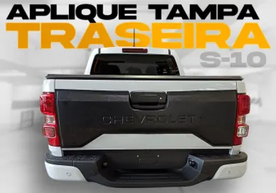 Aplique De Tampa Traseira S-10 12/ CS E CD*