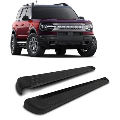 Estribo Bronco 21/ Preto Alumínio
