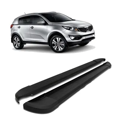 Estribo Sportage 11/16 Alumínio Preto