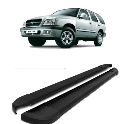 Estribo Blazer 01/11 Alumínio Preto*